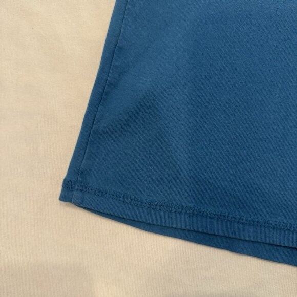 3/$30 📦 Vintage/Y2k Women's Baby Tee Blue Size Medium 100% Cotton Short Sleeve - Picture 8 of 8